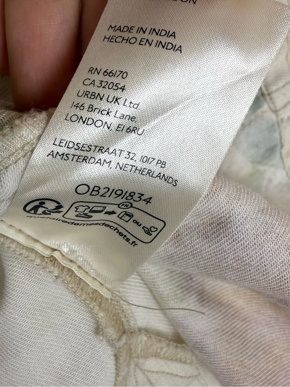 anthropologie Pilcro x leigh viner flutter sleeve blouse - Picture 7 of 8